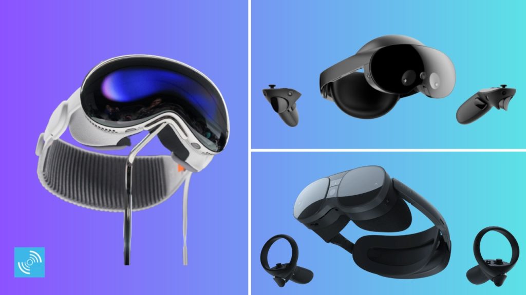Apple Vision Pro проти Meta Quest Pro проти HTC Vive XR Elite