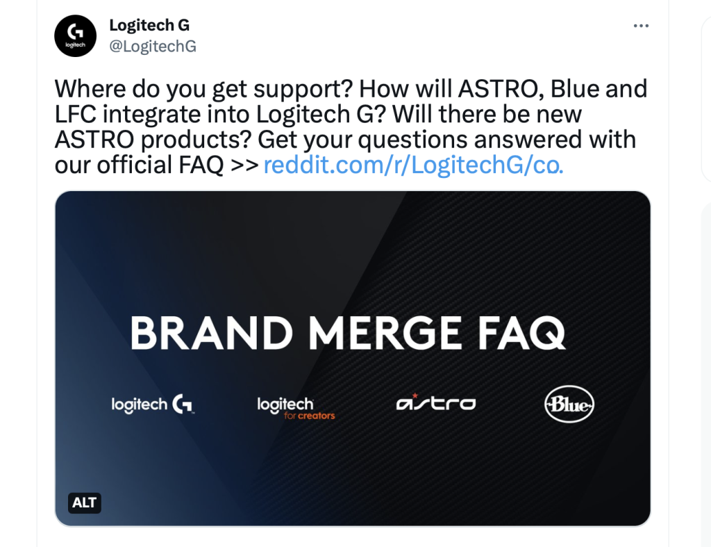 The Blue Microphones brand is being sunset in favor of Logitech G