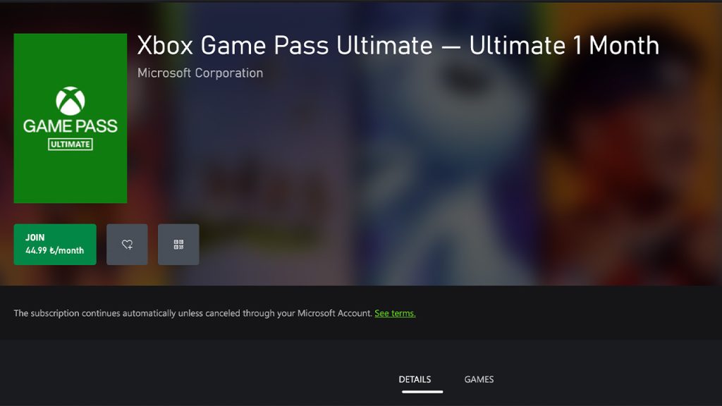 Cheapest Xbox Game Pass Ultimate 1 month WW