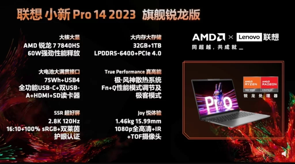 Lenovo Xiaoxin Pro 2023