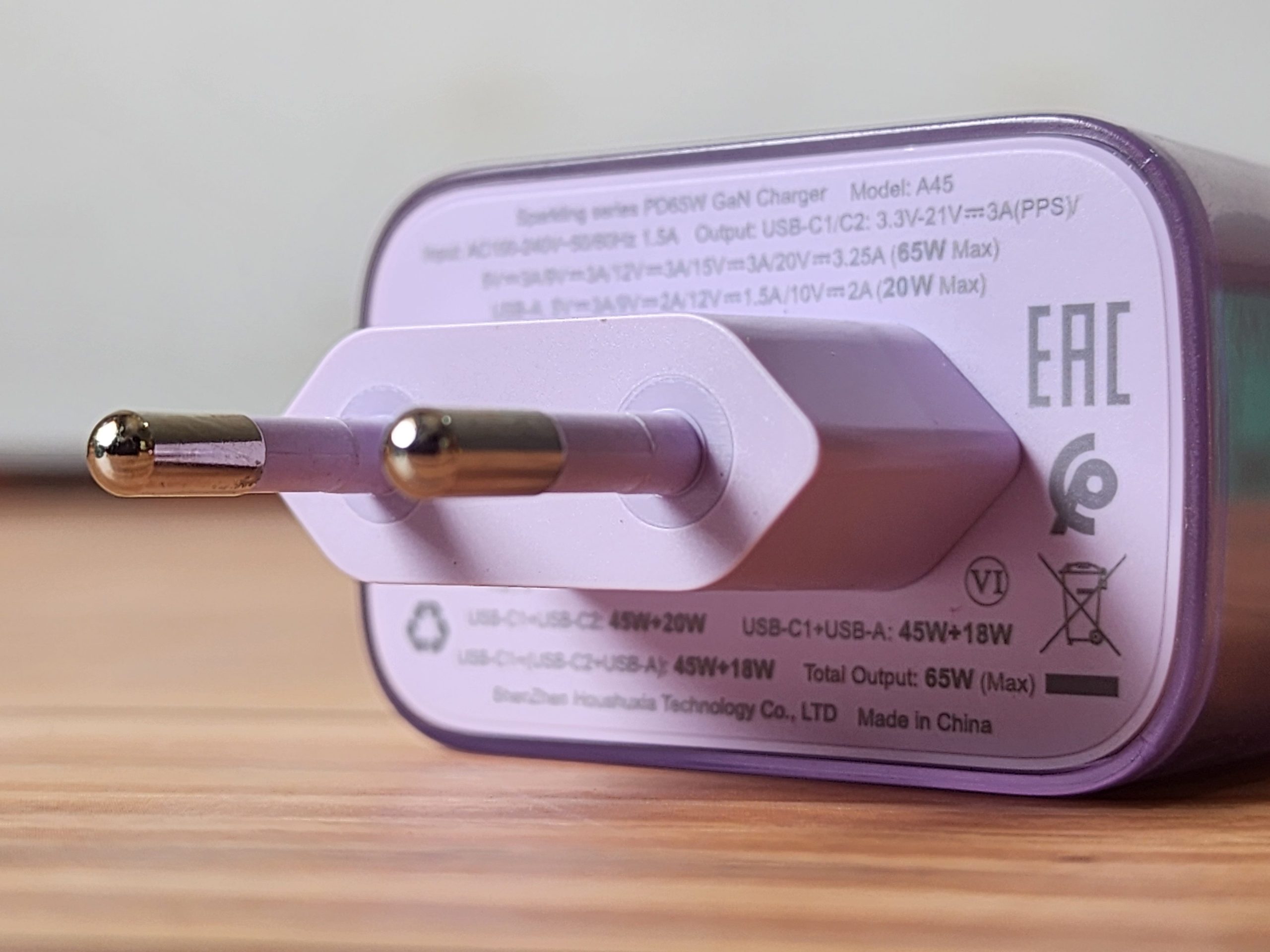 Acefast PD65W Wall Charger