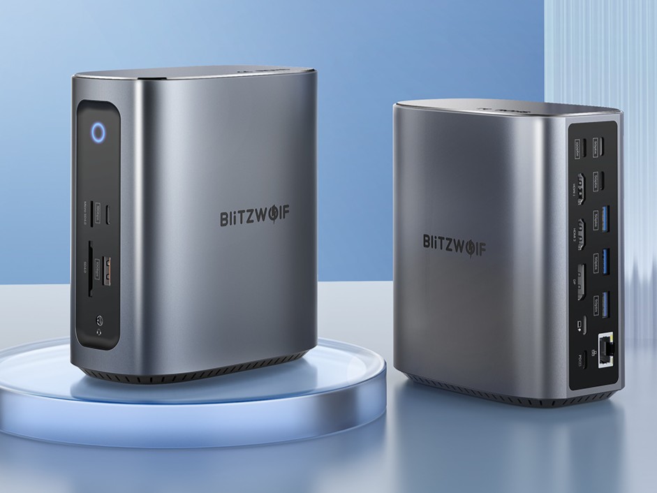 BlitzWolf BW-TH15 17-in-1 USB-C triple display docking station
