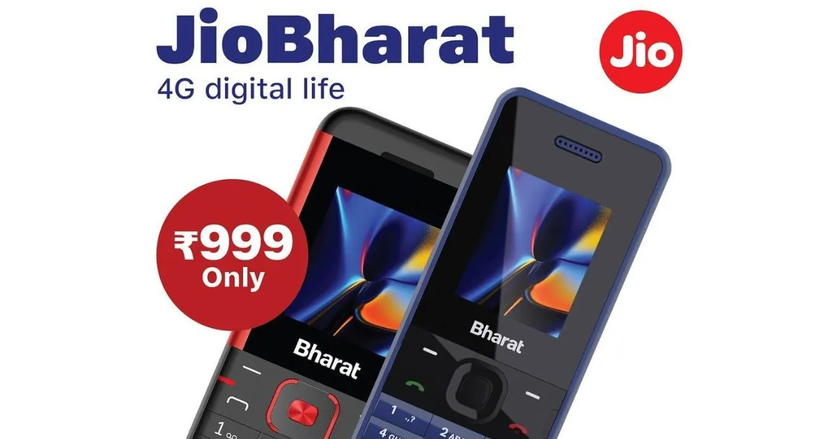 Jio Bharat Affordable 4G Feature Phone With UPI Support Launched In