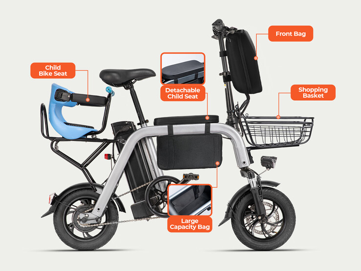 Mihogo Mini compact folding electric bicycle