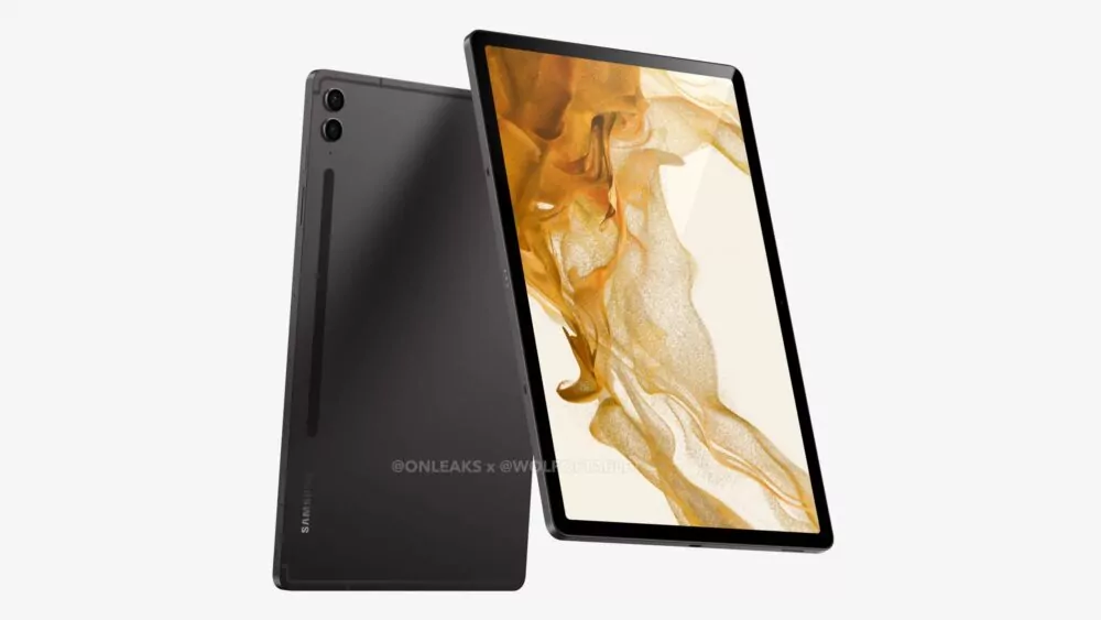 Samsung Galaxy Tab S9 FE Plus CAD renders emerge months before official