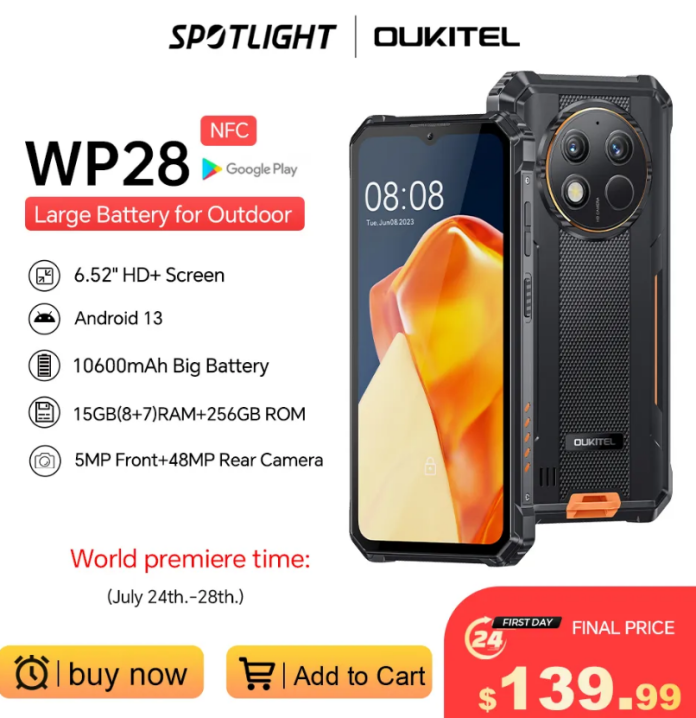 Oukitel is giving massive discounts on the WP28 Smartphone and RT6 ...