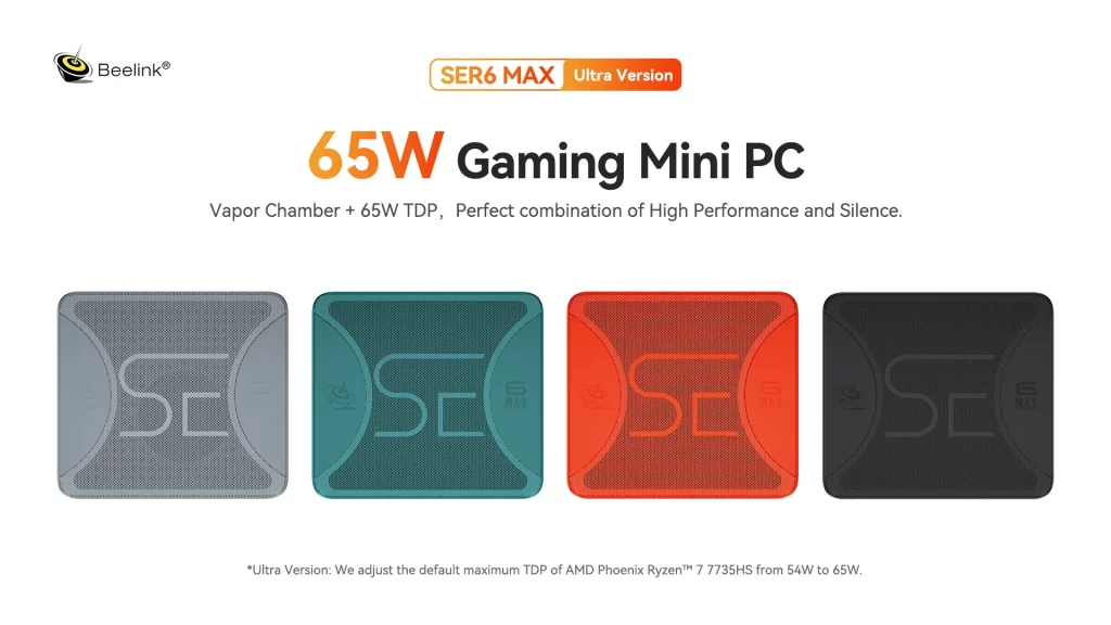 Beelink SER6 MAX Gaming mini-PC with AMD Ryzen 7 7735HS and up to 65W TDP  announced - Gizmochina