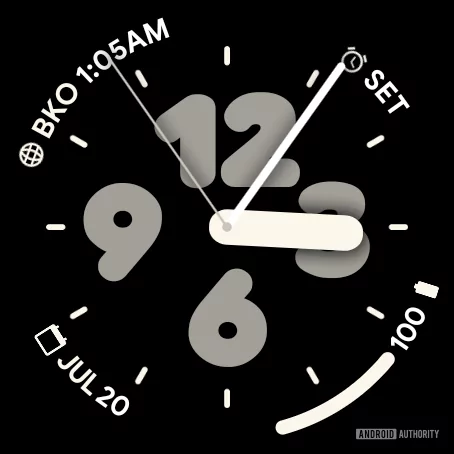 Google Pixel Watch 2 Analog Bold Watch Faces