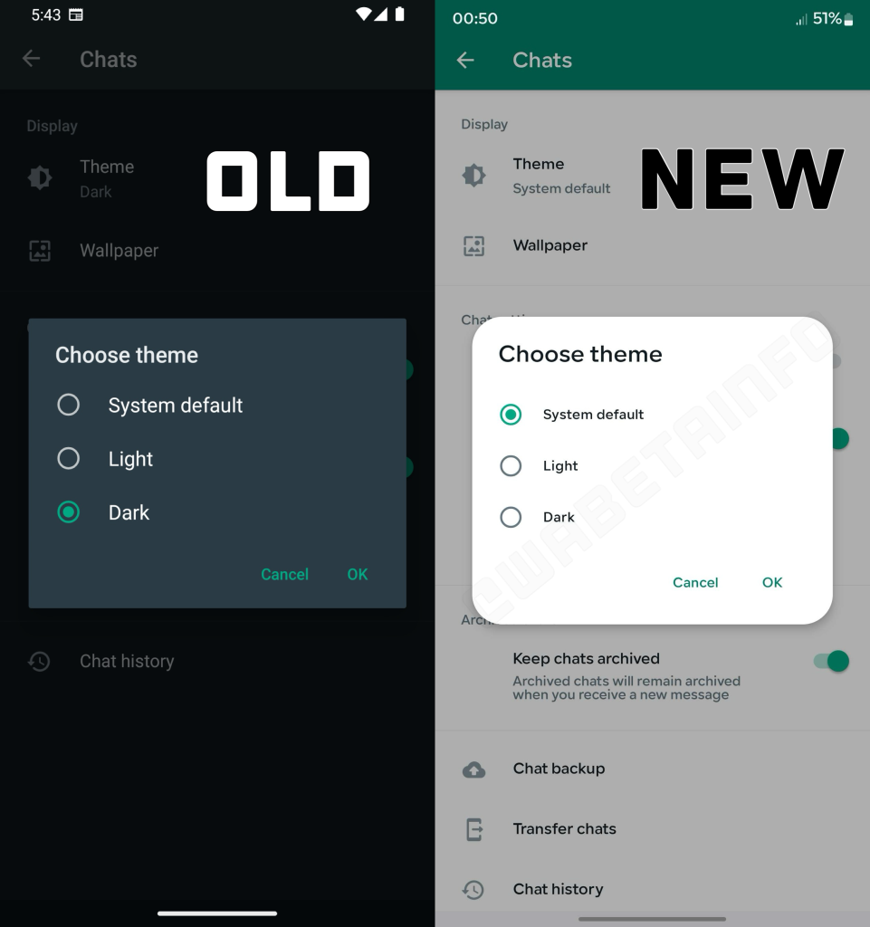 WhatsApp beta introduces rounded alerts for a modern look - Gizmochina