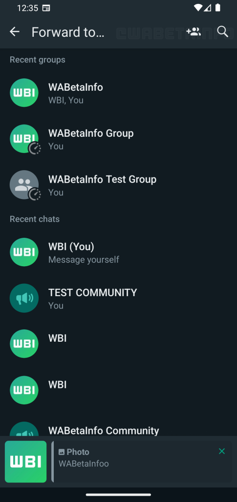 whatsapp create new group forwarding messages