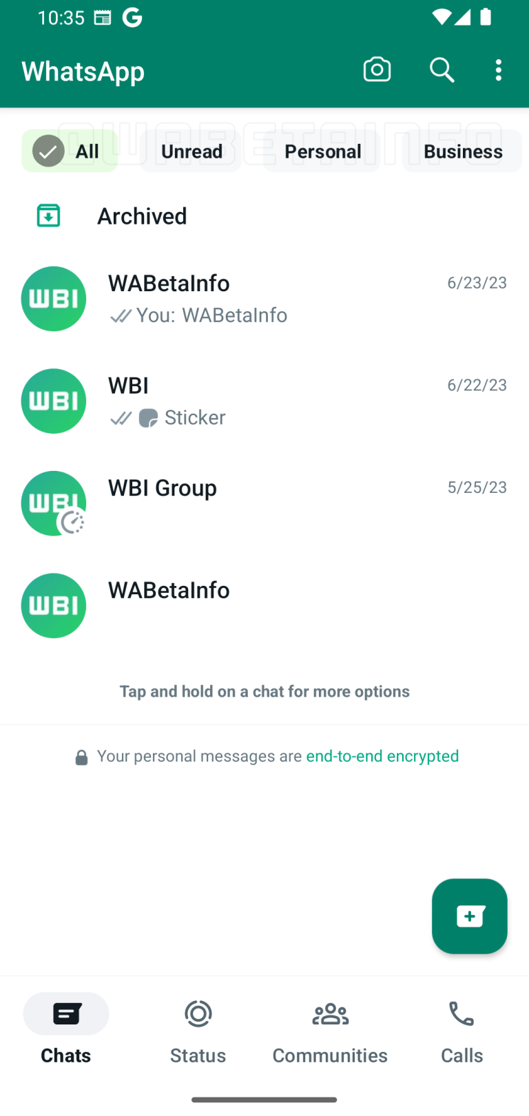 WhatsApp is working on a convenient chat list filter feature - Gizmochina