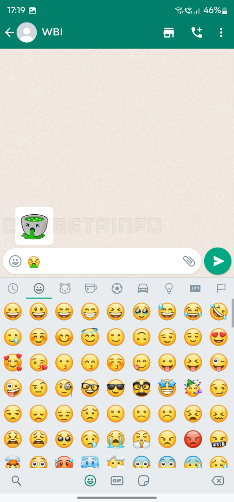 whatsapp sticker suggestion