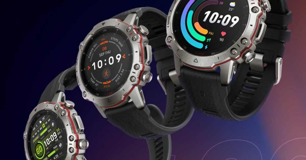 Amazfit Falcon Smartwatch Receives a fitness boost with new update -  Gizmochina