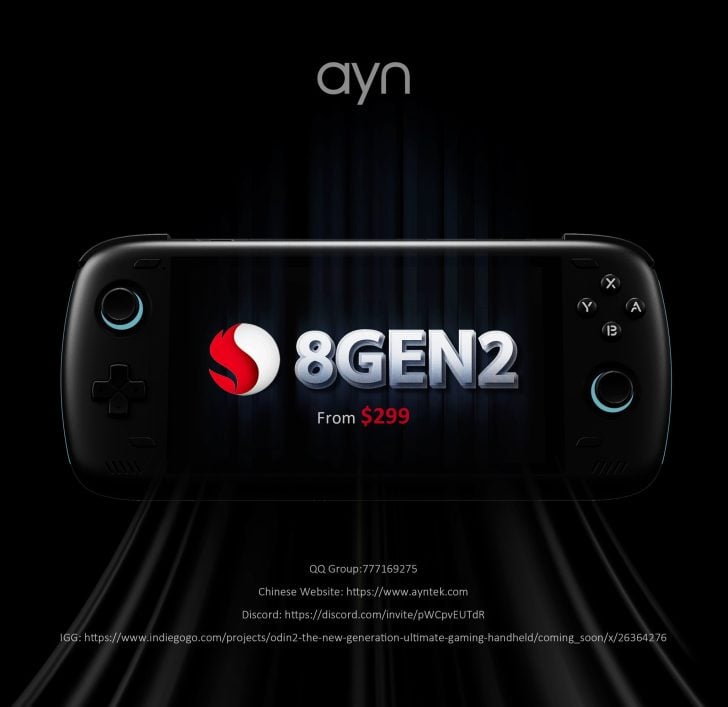 Ayn Odin 2 to feature Snapdragon 8 Gen 2, pricing starts at $299 -  Gizmochina