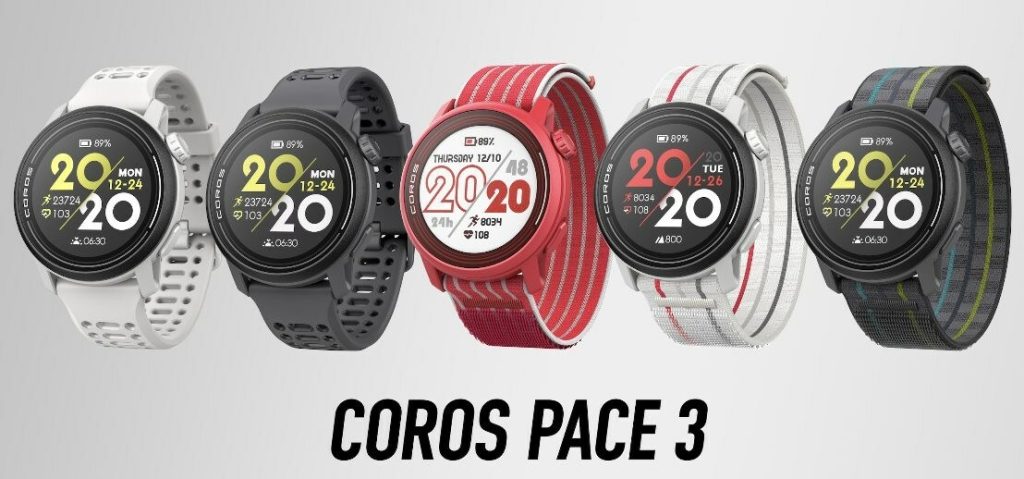 COROS PACE 3 sports smartwatch launched with dual-band GPS, lightweight ...
