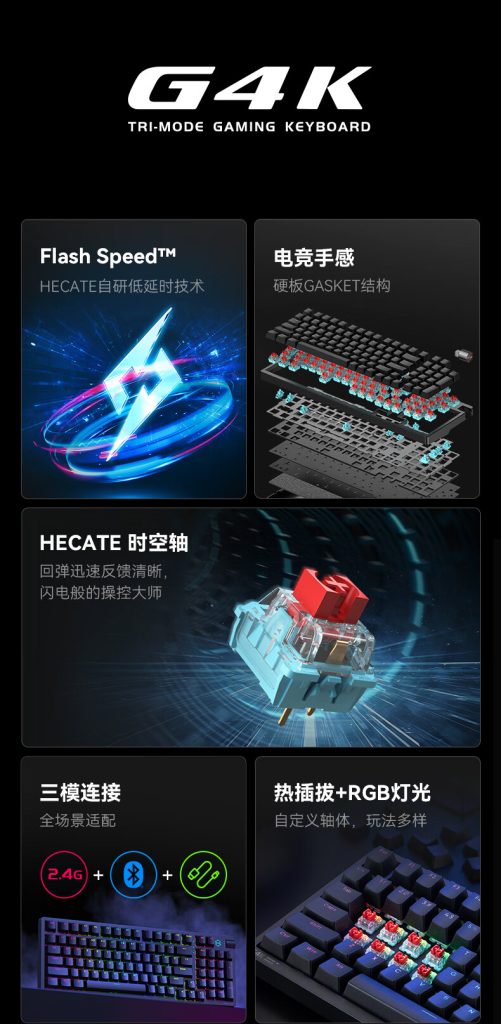 Edifier HECATE G4K mechanical keyboard