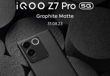 iQOO Z7 Pro 5G Graphite Matte color option, 8GB RAM & Curved display confirmed iQOO Z7 Pro 5G Graphite Matte