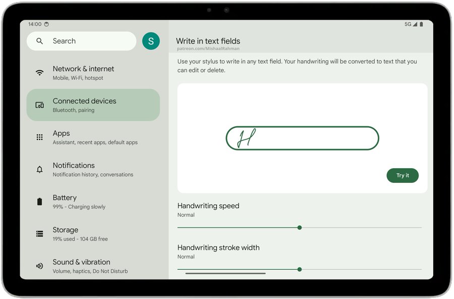 Pixel Tablet Stylus update post 1