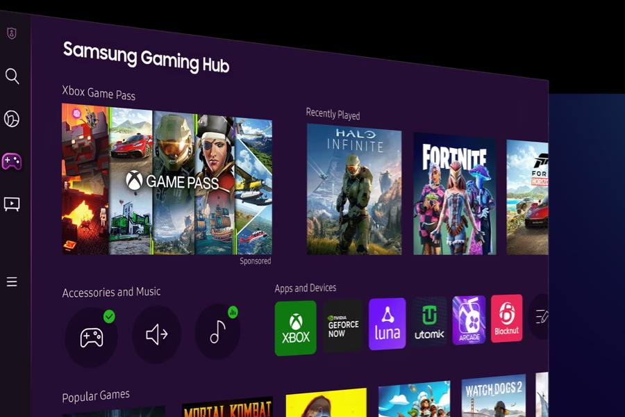 Samsung brings Gaming Hub to 2021 TVs, adds 4K cloud streaming