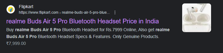Realme Buds Air 5 Pro price