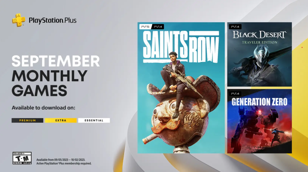 September PS Plus games