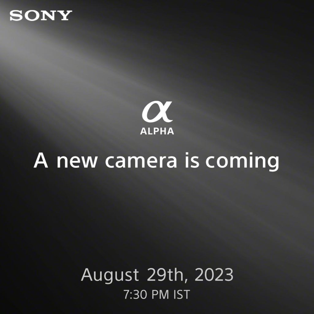 Sony new alpha camera coming soon