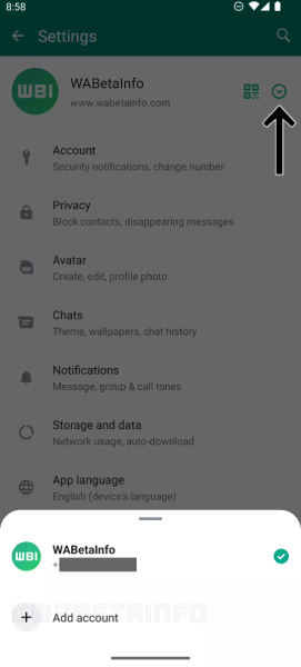 WhatsApp multi-account feature beta testing