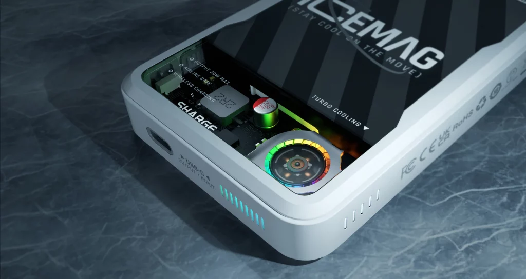 Sharge ICEMAG active cooling magnetic power bank