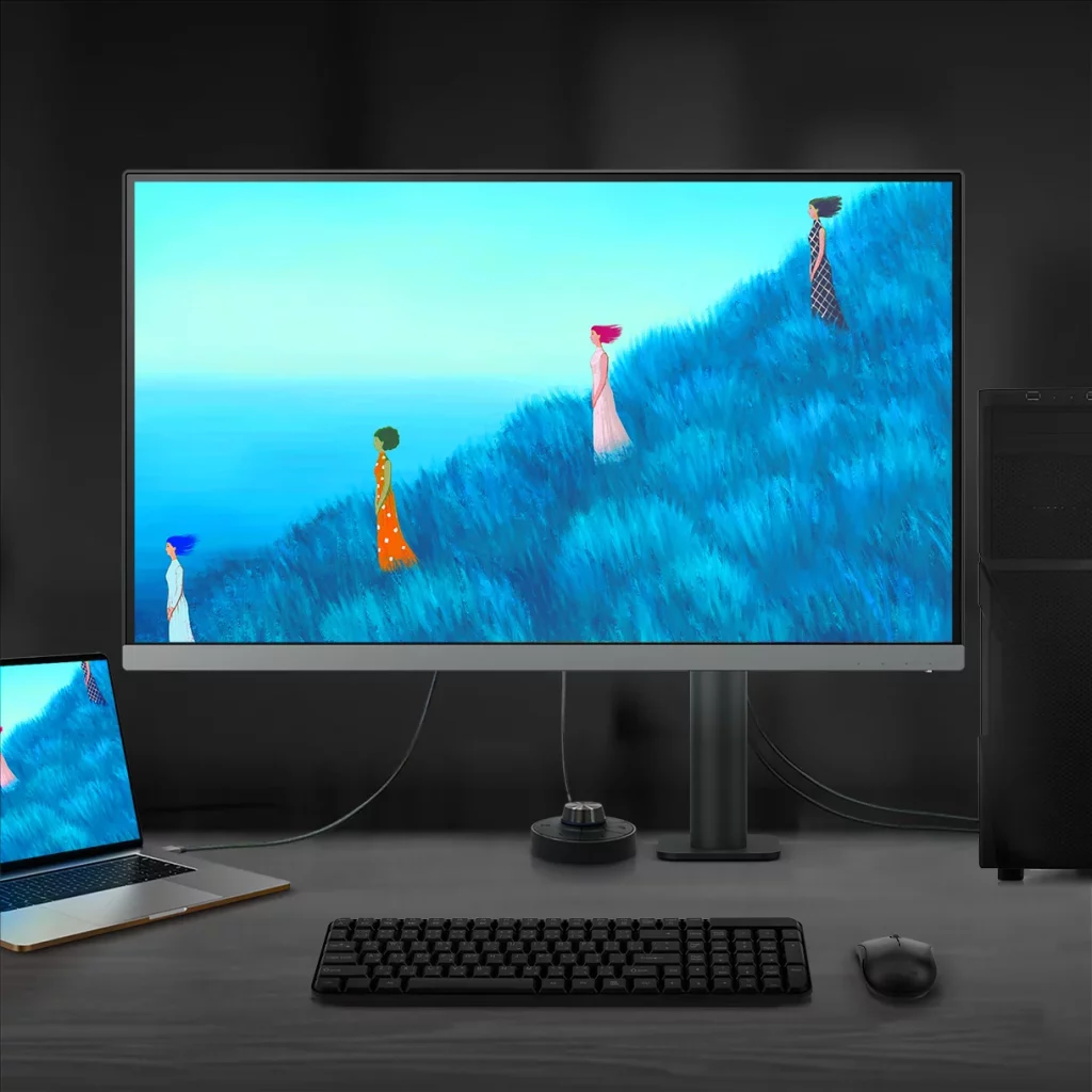 BenQ DesignVue PD2706UA is a coloraccurate 4K monitor with a KVM