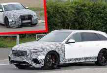 New Mercedes-AMG E53 Plug-In Hybrid Revealed In Spy Photos mercedes-amg e53