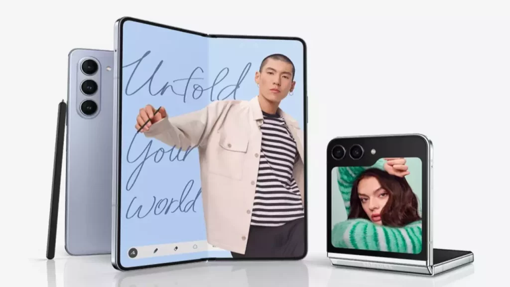 Samsung Galaxy Z Fold 5 and Z Flip 5 