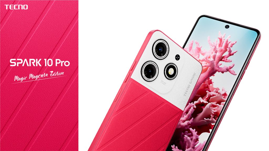 TECNO SPARK 10 Pro Magic Magenta Edition Launches with World's First