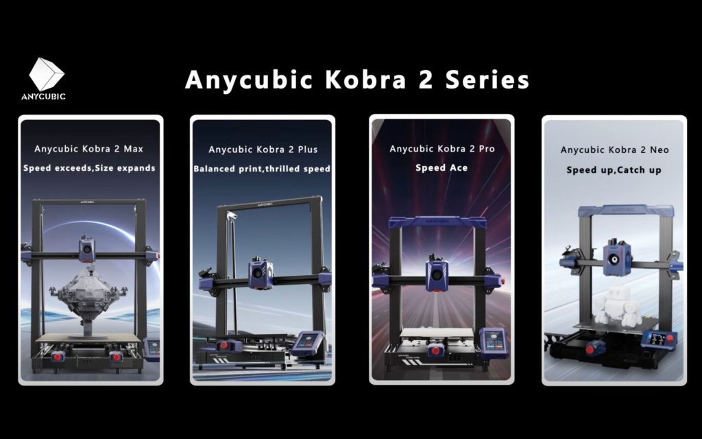Anycubic Kobra 2 series high-speed 3D printers