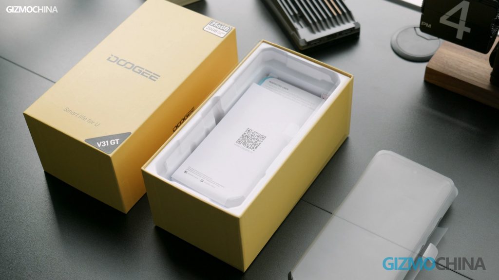 Custodia + Pellicola Vetro Temperato Protezione Schermo per DOOGEE V31