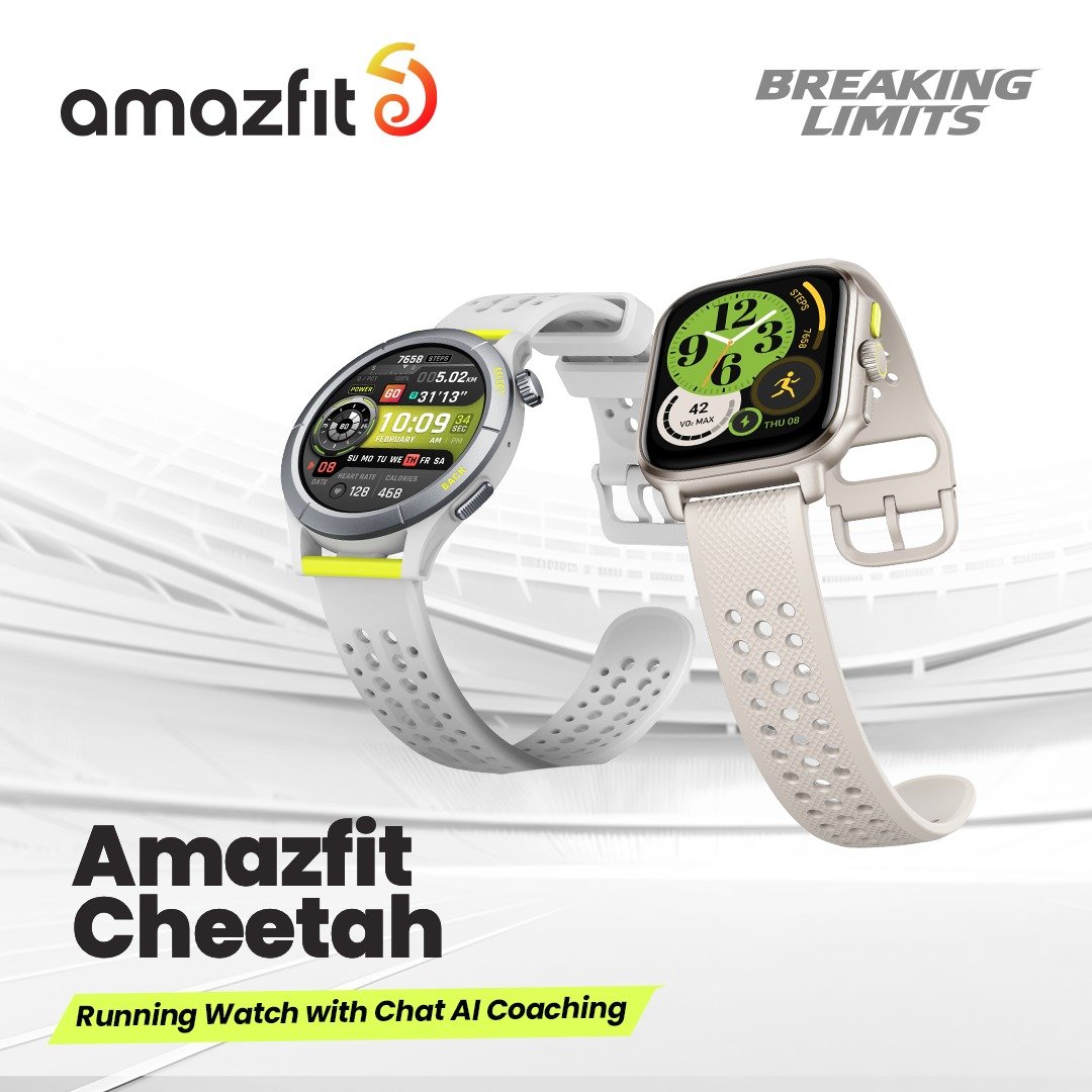 Amazfit Cheetah Square Smartwatch  Running Watch with Chat AI Coaching 
