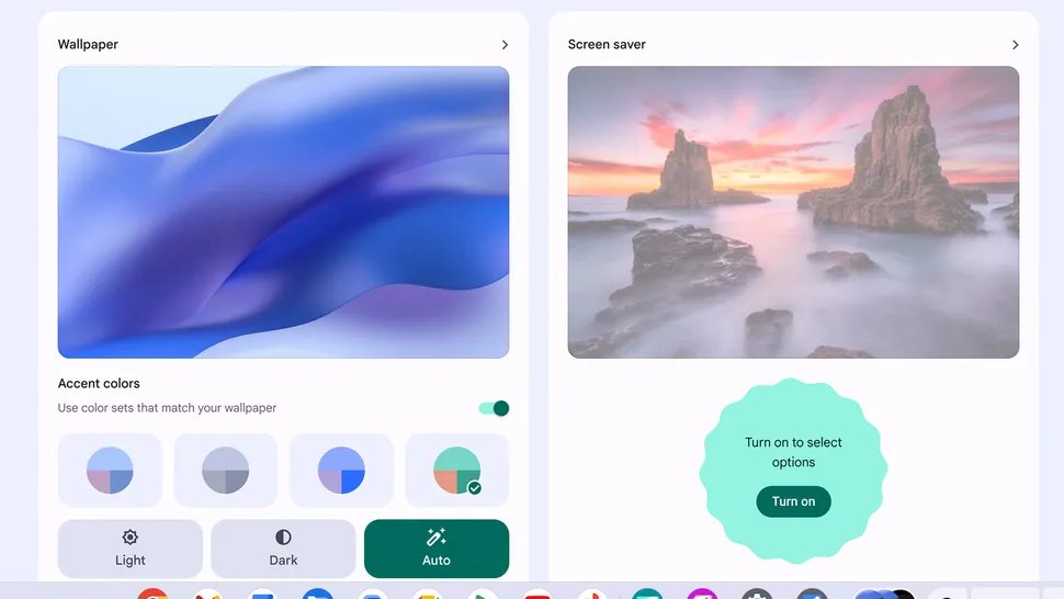 ChromeOS M117 material you
