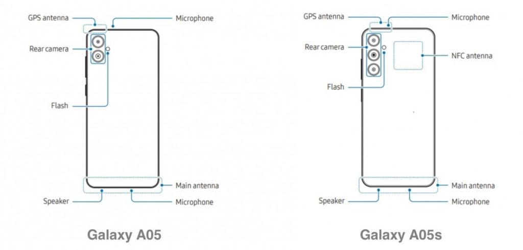 Galaxy A05 schematics