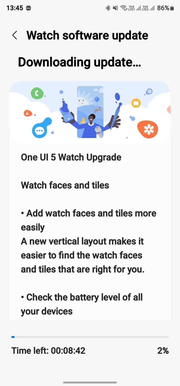 Galaxy Watch 4 One UI 5-2