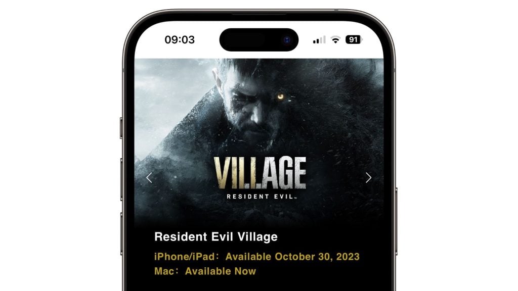 Resident Evil Village iPhone 15 Pro Launch