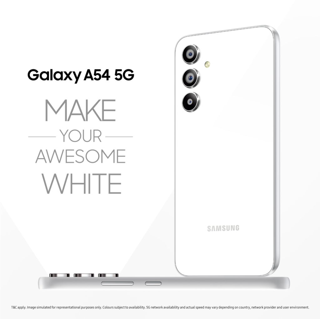 Samsung Galaxy A54 White color