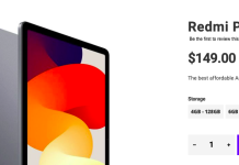 Redmi Pad SE is now available internationally on Geekwills Redmi Pad SE geekwills listing