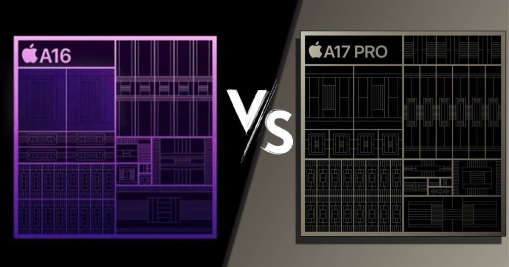 Apple A16 Bionic vs A17 Pro