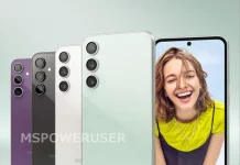 Samsung Galaxy S23 FE leaked poster reveals color options & thicker bezels Samsung Galaxy S23 FE