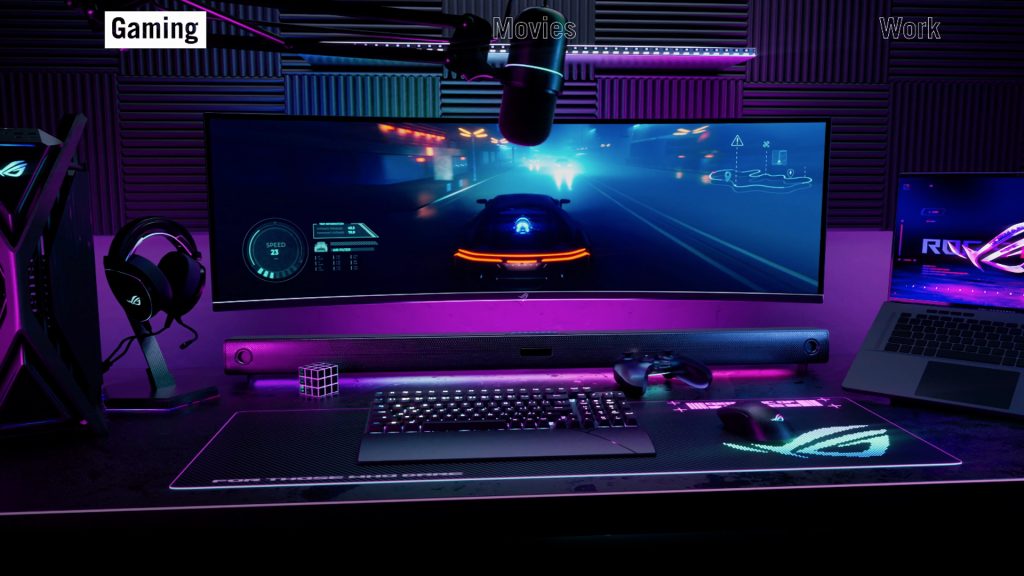 Asus ROG Swift OLED PG49WDCD gaming monitor