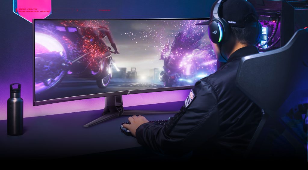 Asus ROG Swift OLED PG49WDCD gaming monitor