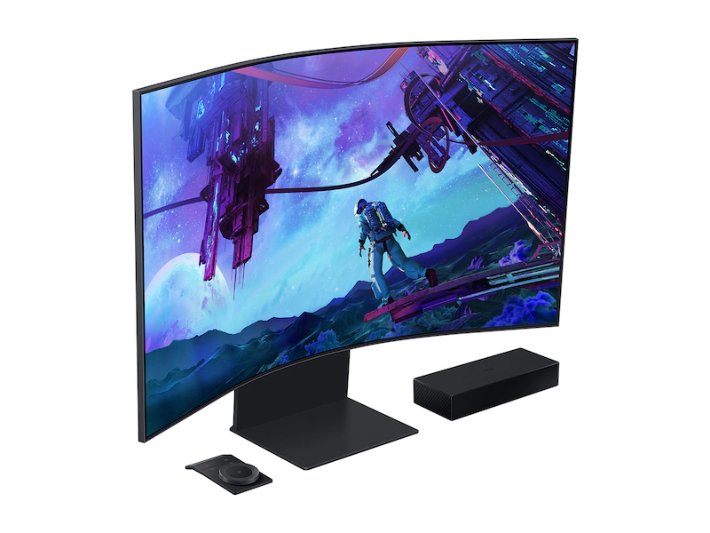 Samsung Odyssey Ark 2nd Gen 55" 4K miniLED 165Hz gaming monitor hits store shelves in the US