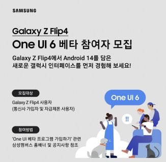 Galaxy Z Flip 4 One UI 6 Beta