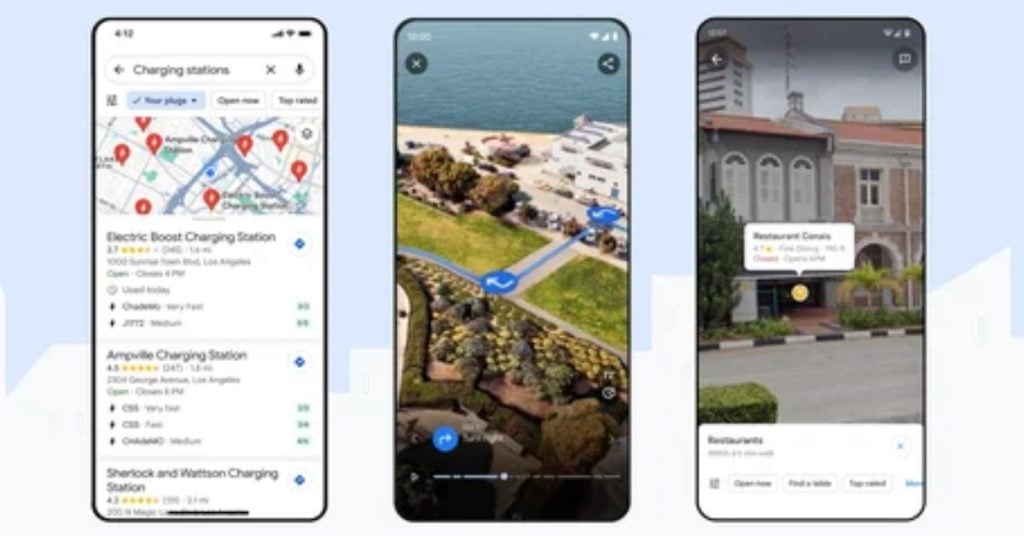 Google Maps new AI features