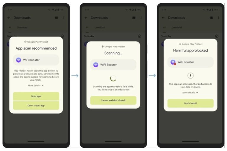 Google Play Protect gets a boost with real-time app scanning - Gizmochina