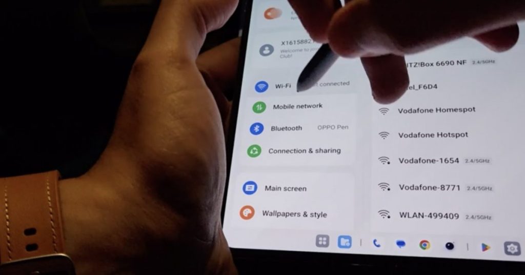 OnePlus Open stylus support